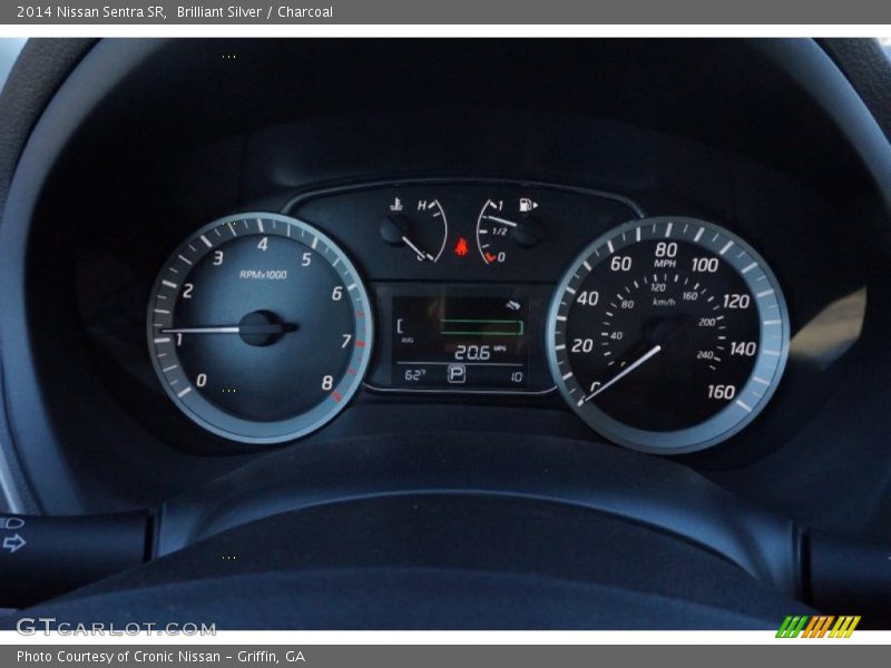 Brilliant Silver / Charcoal 2014 Nissan Sentra SR