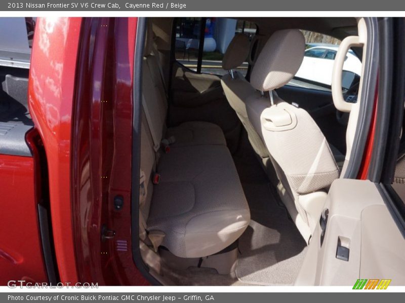 Cayenne Red / Beige 2013 Nissan Frontier SV V6 Crew Cab