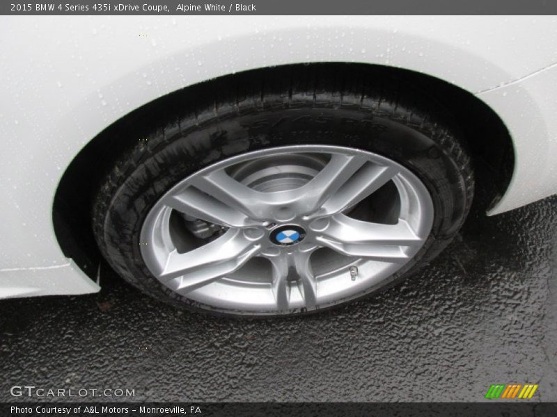 Alpine White / Black 2015 BMW 4 Series 435i xDrive Coupe