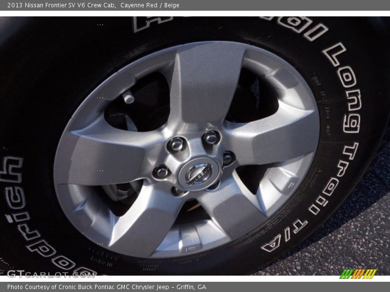 Cayenne Red / Beige 2013 Nissan Frontier SV V6 Crew Cab