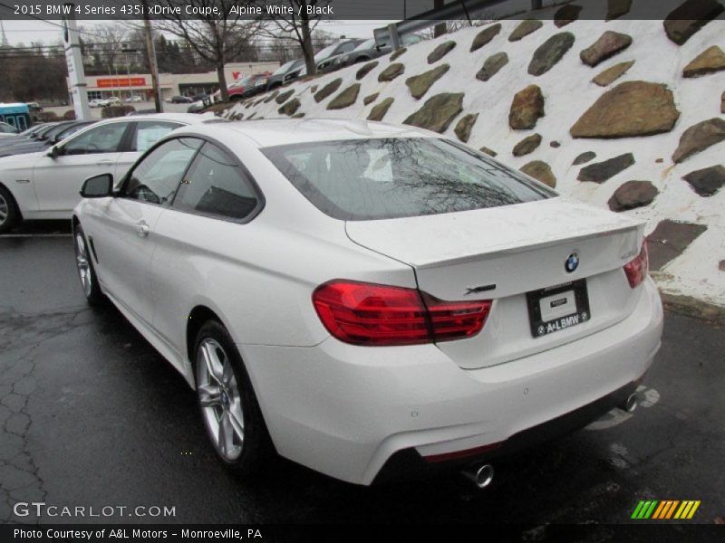 Alpine White / Black 2015 BMW 4 Series 435i xDrive Coupe