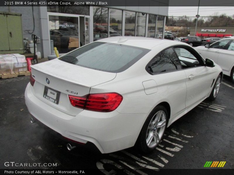 Alpine White / Black 2015 BMW 4 Series 435i xDrive Coupe