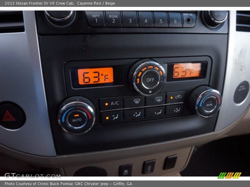 Cayenne Red / Beige 2013 Nissan Frontier SV V6 Crew Cab