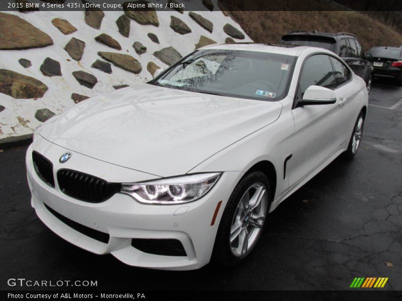 Alpine White / Black 2015 BMW 4 Series 435i xDrive Coupe