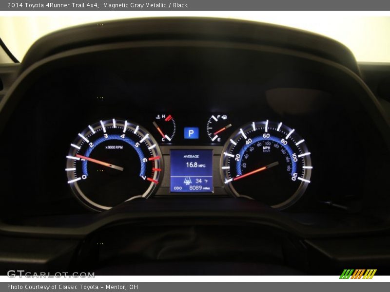 Magnetic Gray Metallic / Black 2014 Toyota 4Runner Trail 4x4
