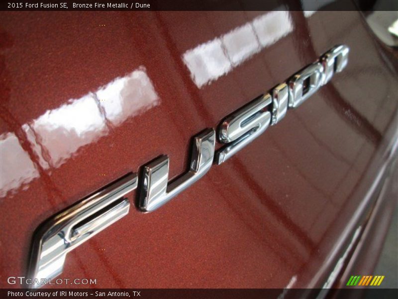 Bronze Fire Metallic / Dune 2015 Ford Fusion SE