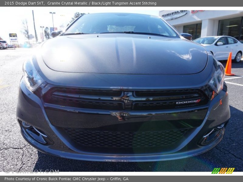 Granite Crystal Metallic / Black/Light Tungsten Accent Stitching 2015 Dodge Dart SXT