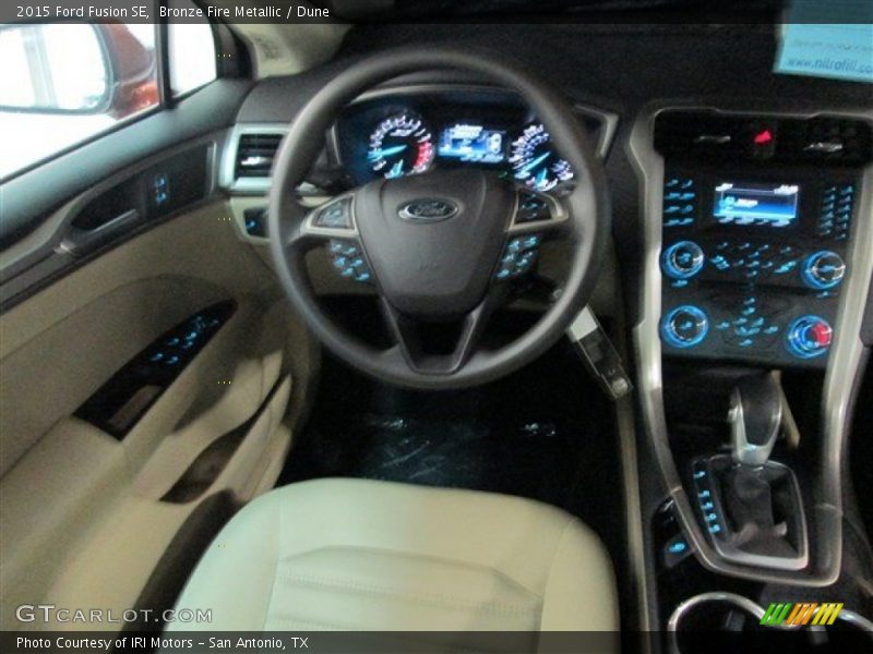 Bronze Fire Metallic / Dune 2015 Ford Fusion SE
