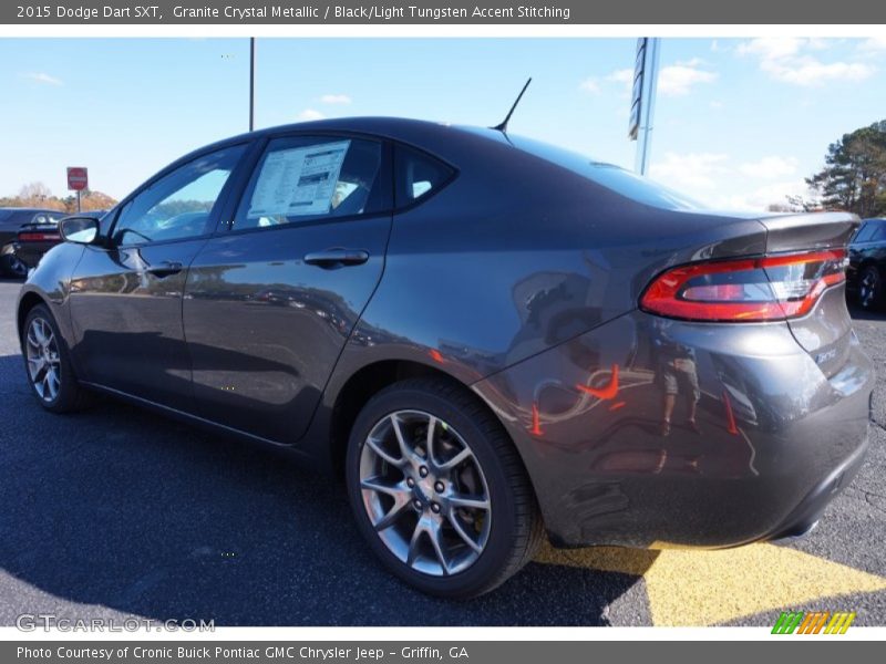 Granite Crystal Metallic / Black/Light Tungsten Accent Stitching 2015 Dodge Dart SXT