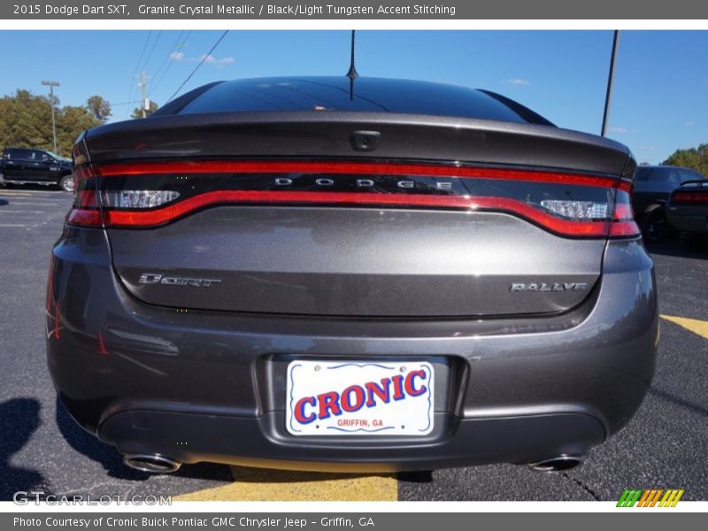 Granite Crystal Metallic / Black/Light Tungsten Accent Stitching 2015 Dodge Dart SXT
