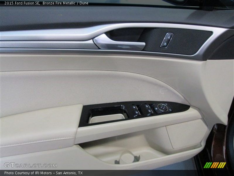 Bronze Fire Metallic / Dune 2015 Ford Fusion SE