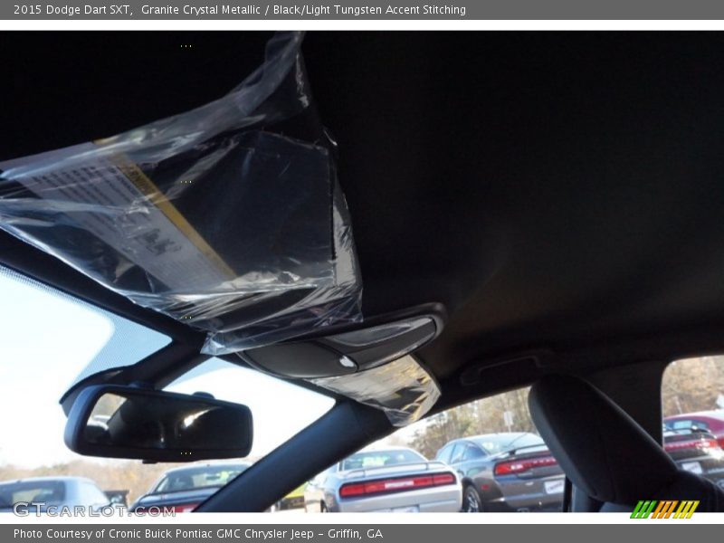 Granite Crystal Metallic / Black/Light Tungsten Accent Stitching 2015 Dodge Dart SXT