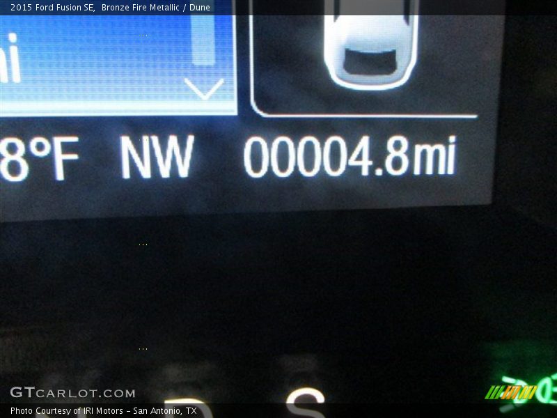 Bronze Fire Metallic / Dune 2015 Ford Fusion SE