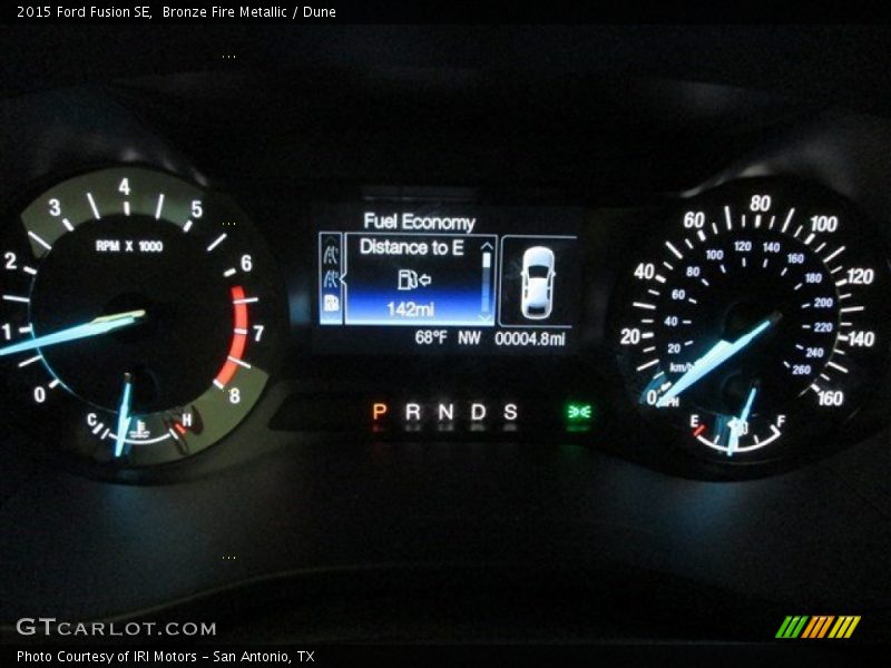 Bronze Fire Metallic / Dune 2015 Ford Fusion SE