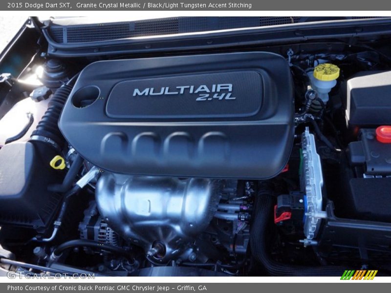 Granite Crystal Metallic / Black/Light Tungsten Accent Stitching 2015 Dodge Dart SXT