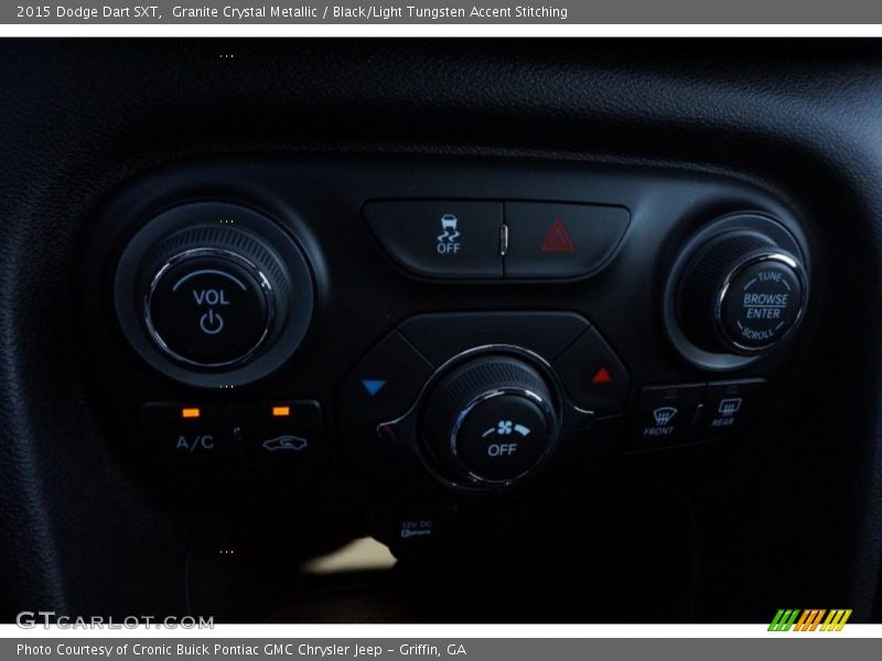 Granite Crystal Metallic / Black/Light Tungsten Accent Stitching 2015 Dodge Dart SXT