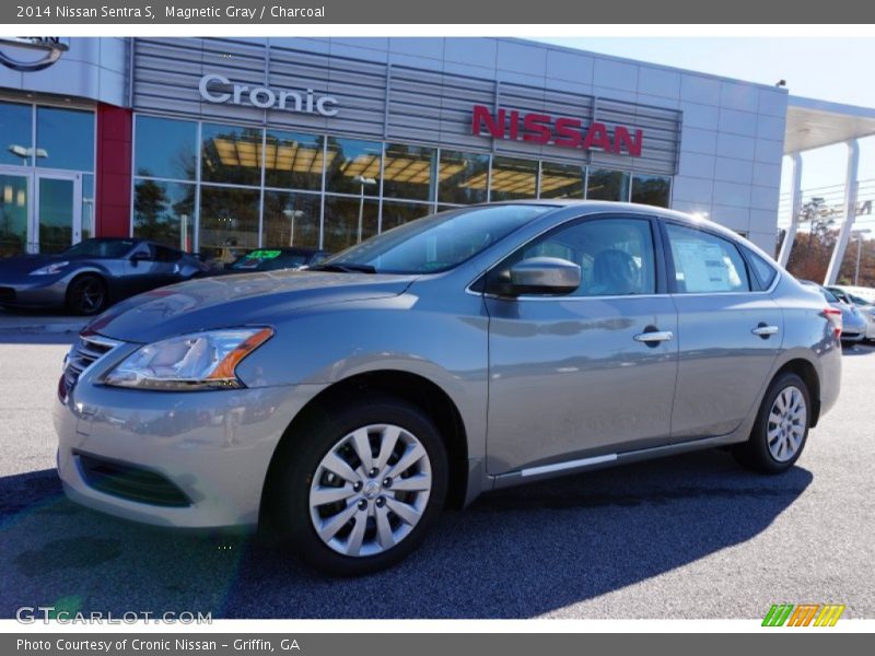 Magnetic Gray / Charcoal 2014 Nissan Sentra S