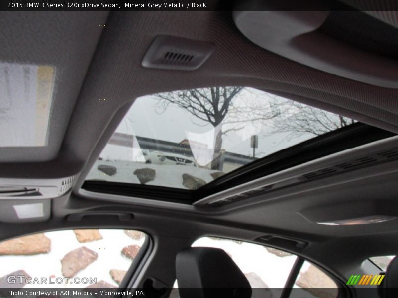 Mineral Grey Metallic / Black 2015 BMW 3 Series 320i xDrive Sedan