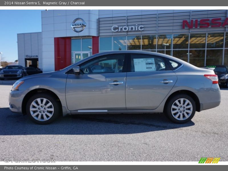 Magnetic Gray / Charcoal 2014 Nissan Sentra S
