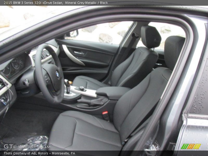 Mineral Grey Metallic / Black 2015 BMW 3 Series 320i xDrive Sedan