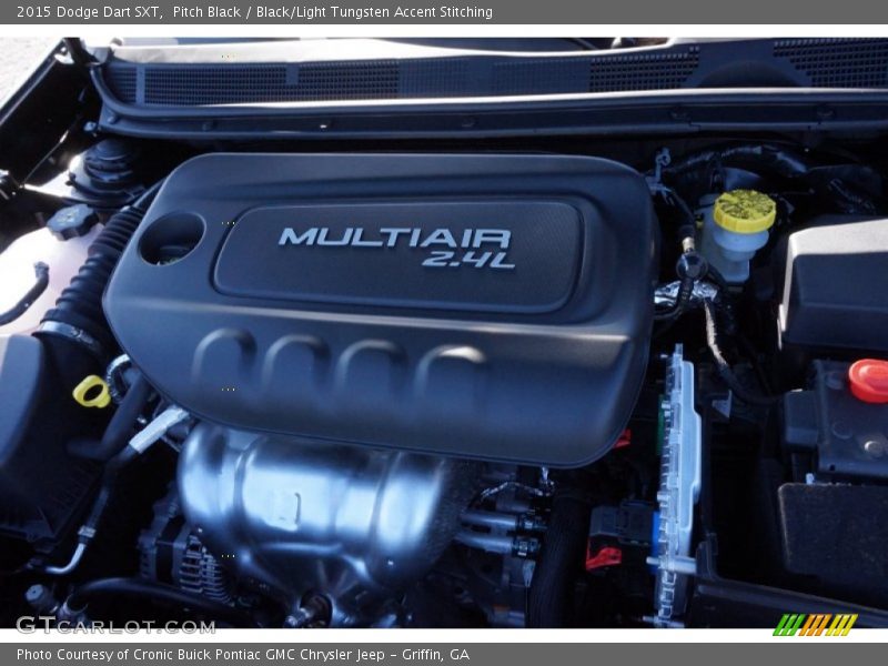 Pitch Black / Black/Light Tungsten Accent Stitching 2015 Dodge Dart SXT