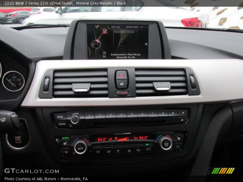 Mineral Grey Metallic / Black 2015 BMW 3 Series 320i xDrive Sedan