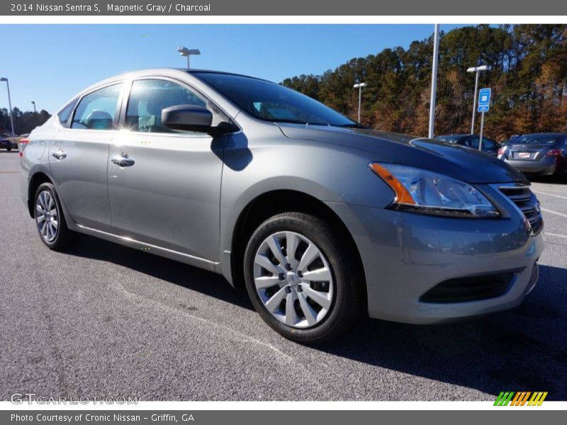 Magnetic Gray / Charcoal 2014 Nissan Sentra S