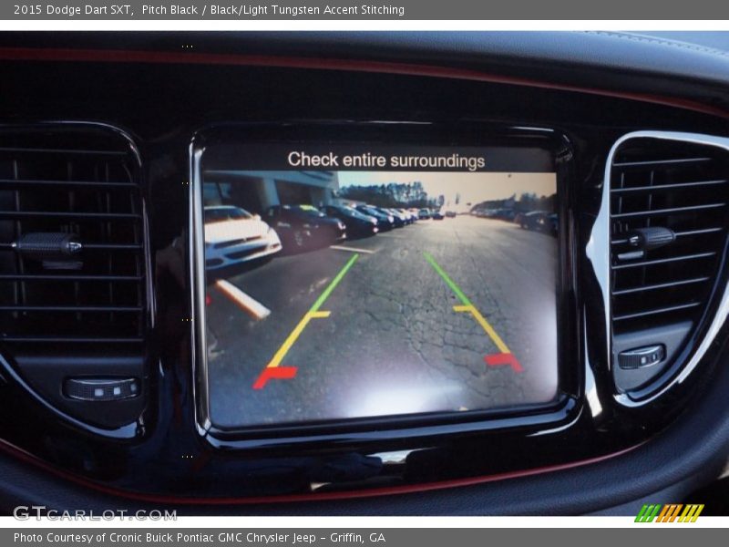 Pitch Black / Black/Light Tungsten Accent Stitching 2015 Dodge Dart SXT