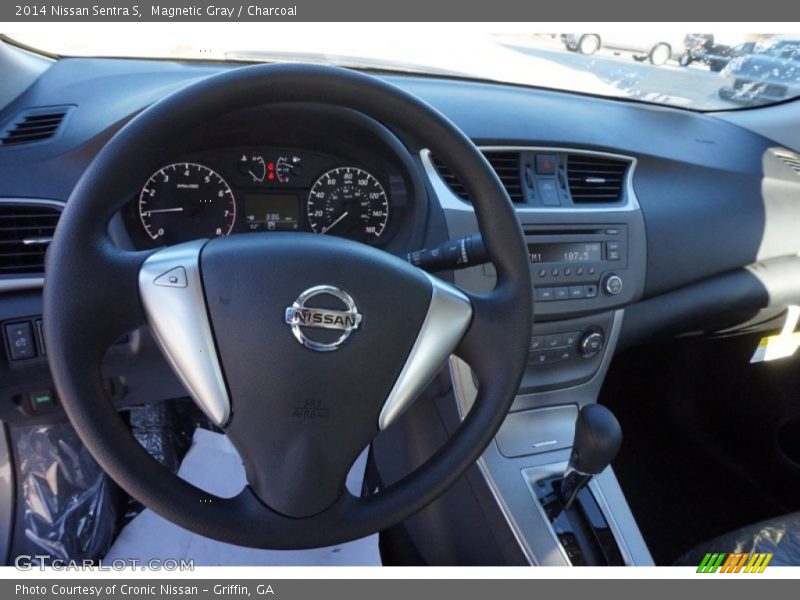 Magnetic Gray / Charcoal 2014 Nissan Sentra S