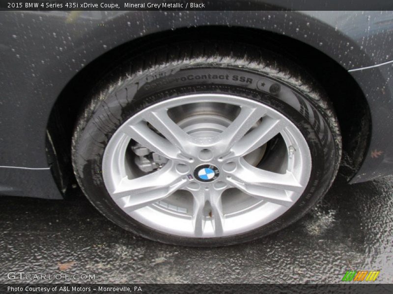 Mineral Grey Metallic / Black 2015 BMW 4 Series 435i xDrive Coupe