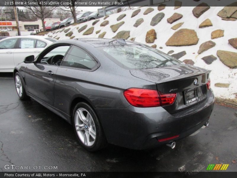 Mineral Grey Metallic / Black 2015 BMW 4 Series 435i xDrive Coupe