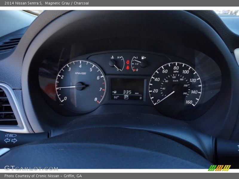 Magnetic Gray / Charcoal 2014 Nissan Sentra S
