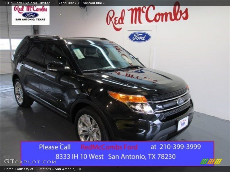 Tuxedo Black / Charcoal Black 2015 Ford Explorer Limited