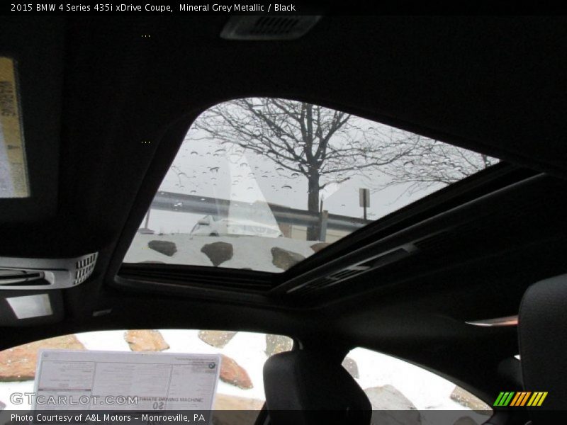Mineral Grey Metallic / Black 2015 BMW 4 Series 435i xDrive Coupe
