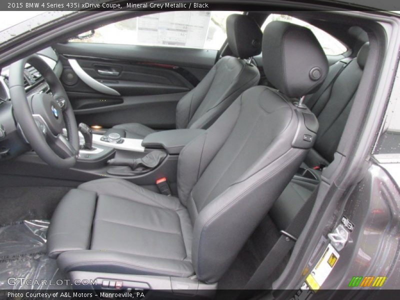 Mineral Grey Metallic / Black 2015 BMW 4 Series 435i xDrive Coupe