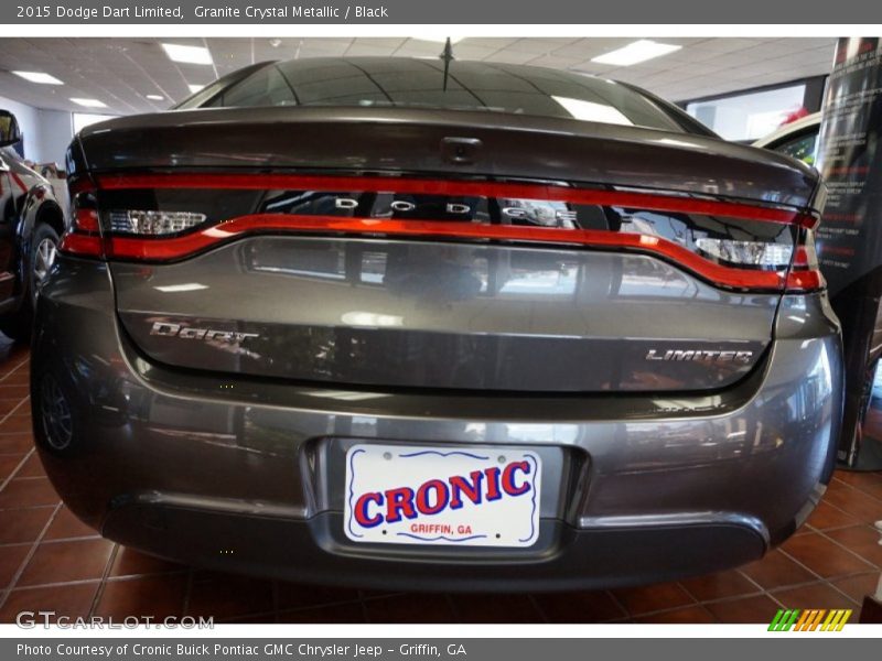 Granite Crystal Metallic / Black 2015 Dodge Dart Limited
