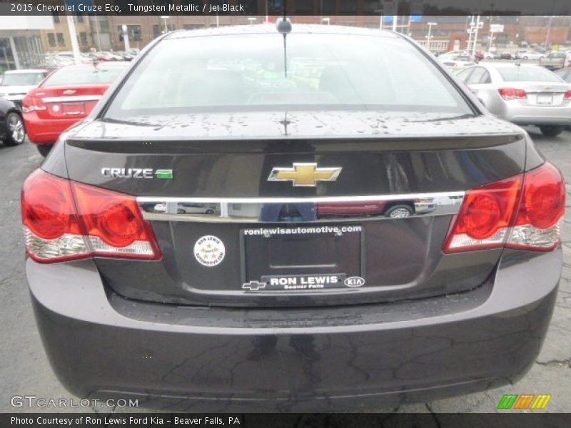 Tungsten Metallic / Jet Black 2015 Chevrolet Cruze Eco