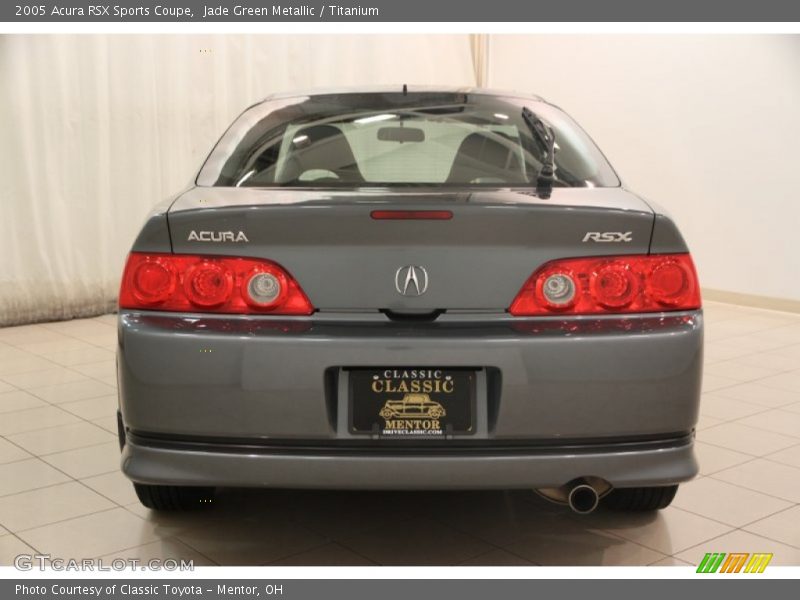 Jade Green Metallic / Titanium 2005 Acura RSX Sports Coupe