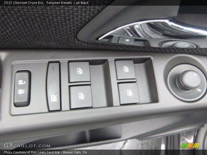 Tungsten Metallic / Jet Black 2015 Chevrolet Cruze Eco