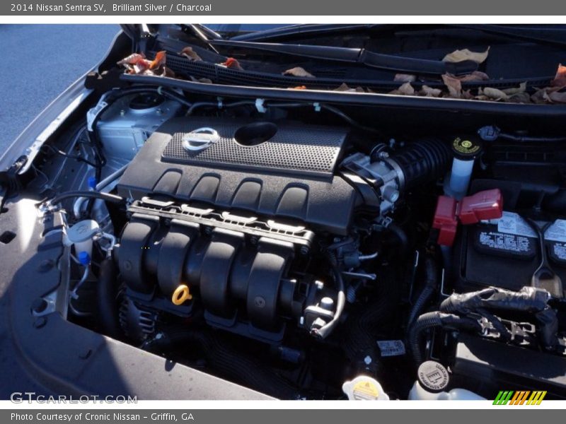 Brilliant Silver / Charcoal 2014 Nissan Sentra SV
