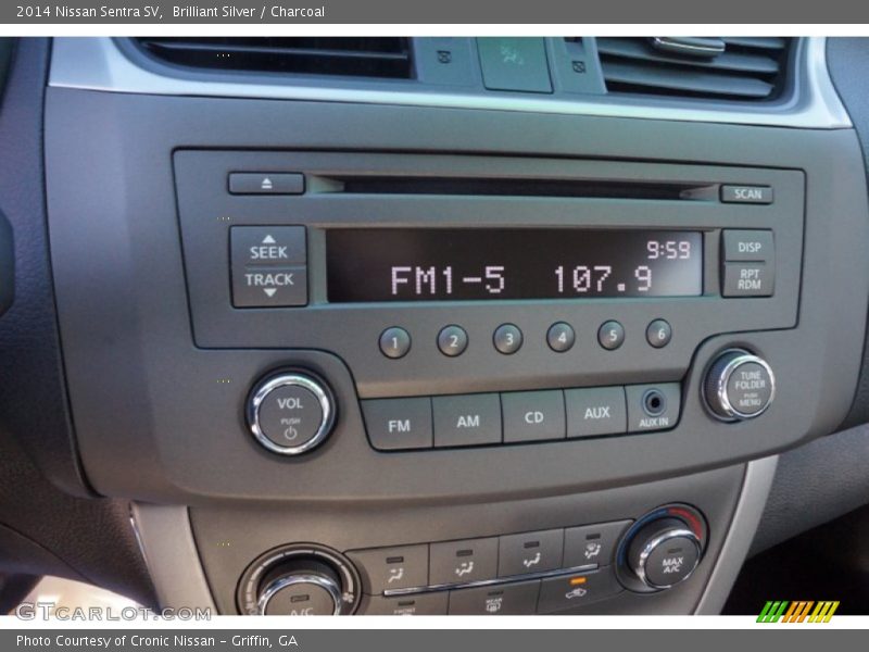 Brilliant Silver / Charcoal 2014 Nissan Sentra SV