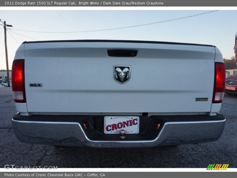 Bright White / Dark Slate Gray/Medium Graystone 2011 Dodge Ram 1500 SLT Regular Cab
