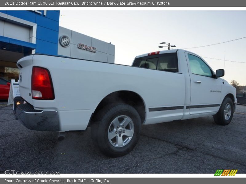 Bright White / Dark Slate Gray/Medium Graystone 2011 Dodge Ram 1500 SLT Regular Cab