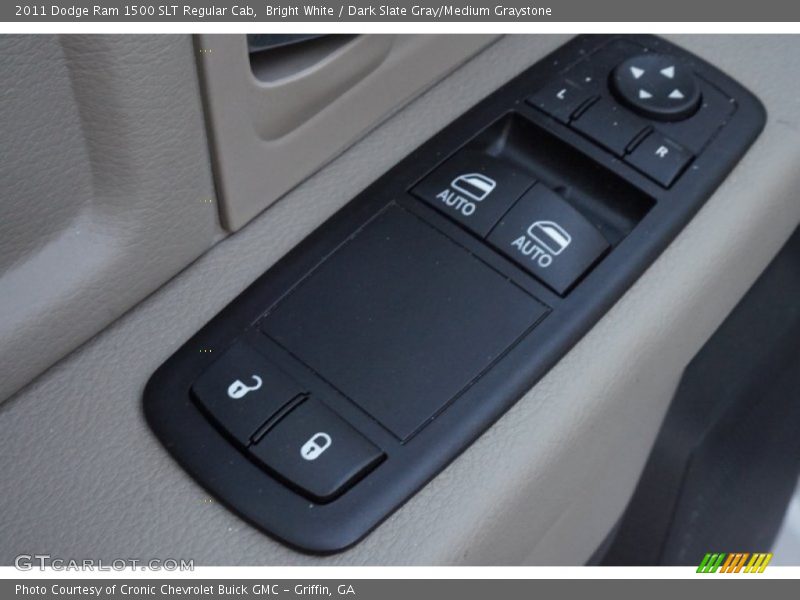 Bright White / Dark Slate Gray/Medium Graystone 2011 Dodge Ram 1500 SLT Regular Cab
