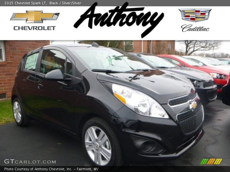 Black / Silver/Silver 2015 Chevrolet Spark LT