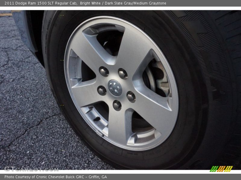 Bright White / Dark Slate Gray/Medium Graystone 2011 Dodge Ram 1500 SLT Regular Cab