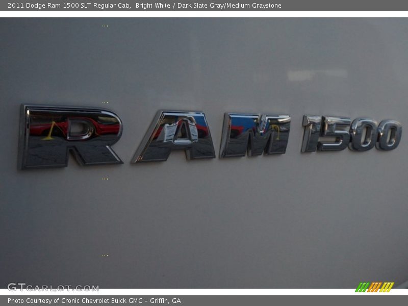 Bright White / Dark Slate Gray/Medium Graystone 2011 Dodge Ram 1500 SLT Regular Cab