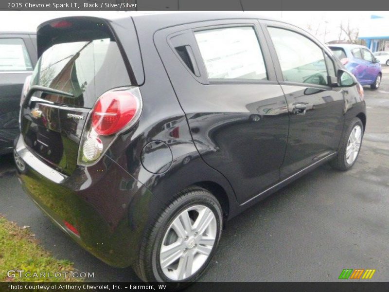 Black / Silver/Silver 2015 Chevrolet Spark LT