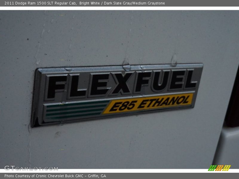 Bright White / Dark Slate Gray/Medium Graystone 2011 Dodge Ram 1500 SLT Regular Cab