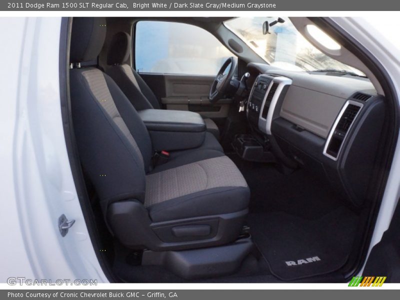Bright White / Dark Slate Gray/Medium Graystone 2011 Dodge Ram 1500 SLT Regular Cab